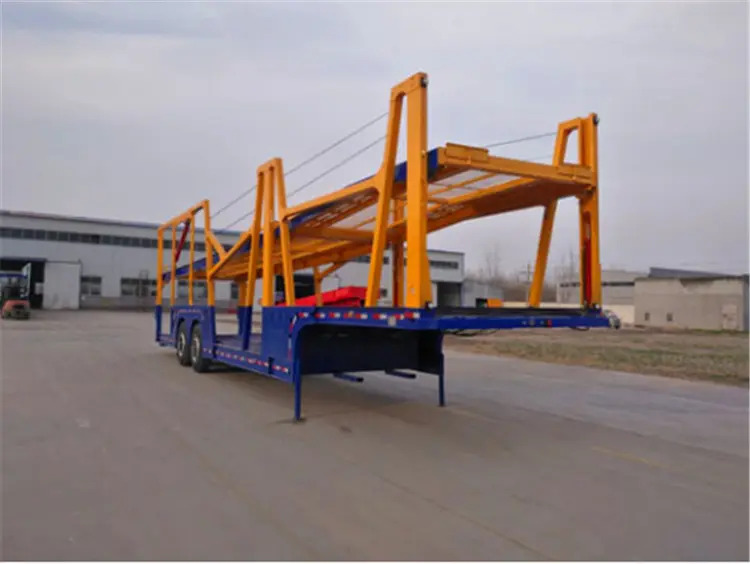 Autovežis puspriekabė XCMG official multi-axle hydraulic truck trailer flatbed car transporter trailer for sale: foto 7
