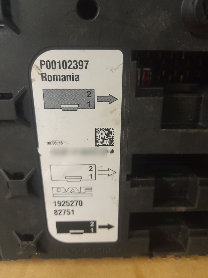 DAF XF 106 1925270 DAF XF 106 1925270 - Saugiklis - Sunkvežimis: foto 2 DAF XF 106 1925270 DAF XF 106 1925270 - Saugiklis - Sunkvežimis: foto 2