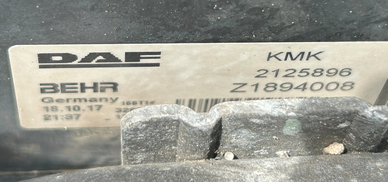 Radiatorius - Sunkvežimis DAF XF 106 480 COOLER SET: foto 6