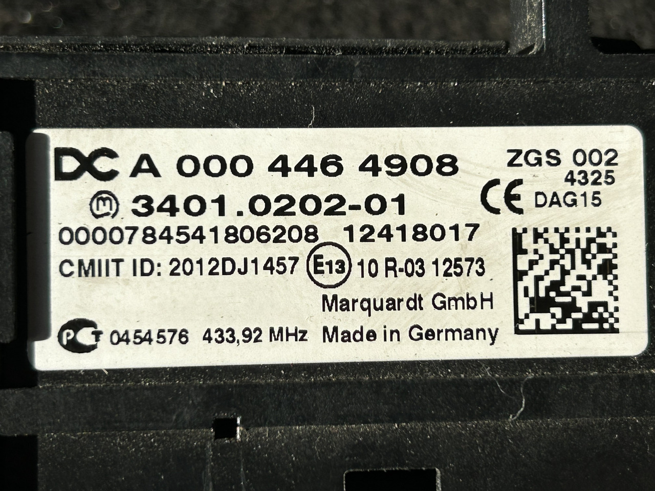 MERCEDES-BENZ ACTROS MP4 START/STOP IGNITION SWITCH - Prietaisų skydas - Sunkvežimis: foto 5 MERCEDES-BENZ ACTROS MP4 START/STOP IGNITION SWITCH - Prietaisų skydas - Sunkvežimis: foto 5