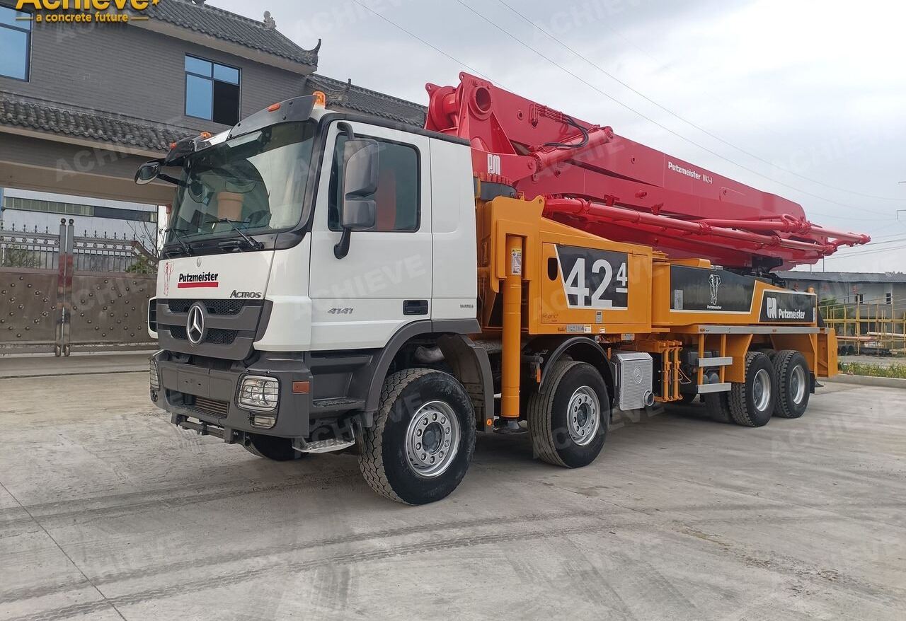 PUTZMEISTER Mercedes-Benz Actros 4141 concrete pumpM42-4R 170 m³【ACHIEVE】TOP CONDITION!!! - Betono siurblys: foto 5 PUTZMEISTER Mercedes-Benz Actros 4141 concrete pumpM42-4R 170 m³【ACHIEVE】TOP CONDITION!!! - Betono siurblys: foto 5
