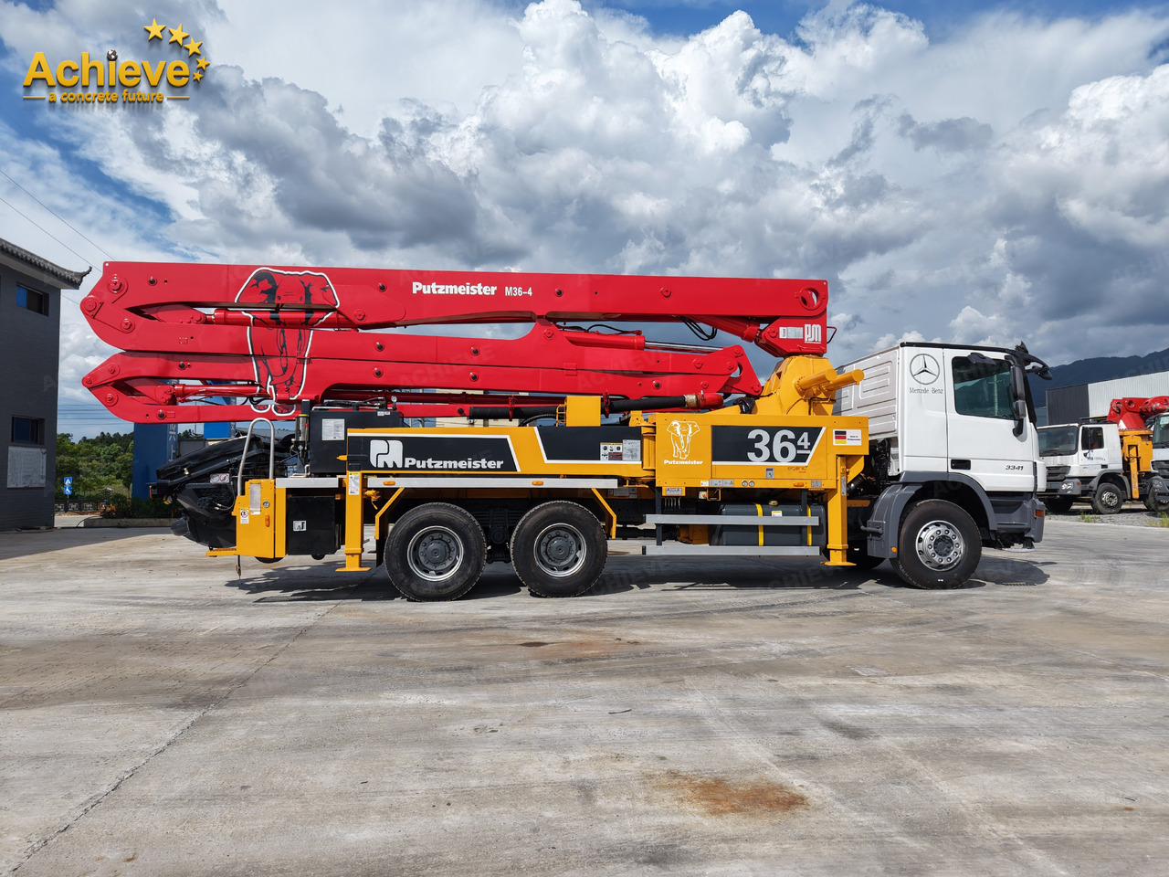 PUTZMEISTER Mercedes-Benz M36-4 2018 ACTROS 3341【ACHIEVE】TOP CONDITION!!! - Betono siurblys: foto 5 PUTZMEISTER Mercedes-Benz M36-4 2018 ACTROS 3341【ACHIEVE】TOP CONDITION!!! - Betono siurblys: foto 5