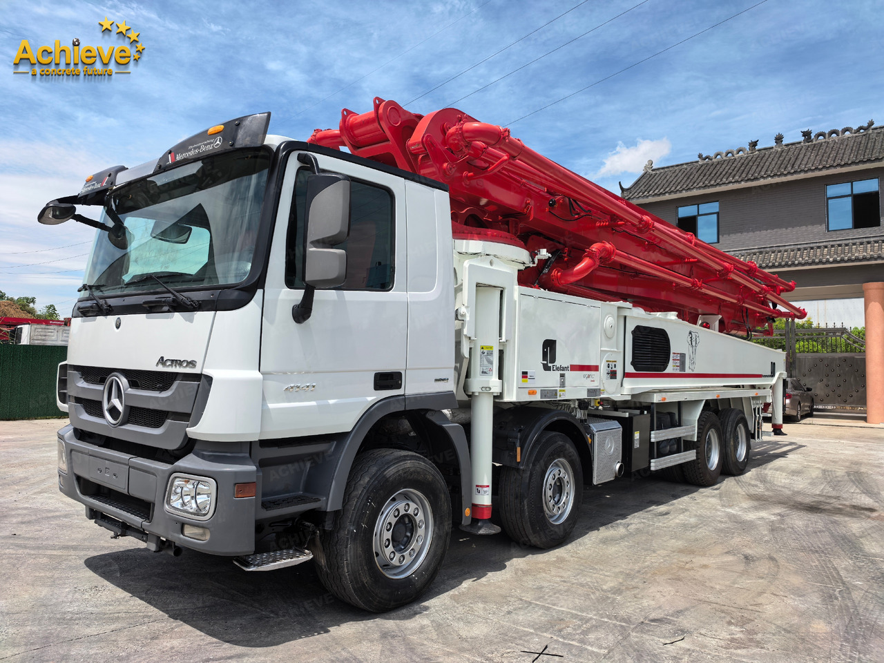Putzmeister Putzmeister M56-4RZ Actros 4141Mercedes-Benz Concrete pump truck 【ACHIEVE】TOP CONDITION!!! - Betono siurblys: foto 5 Putzmeister Putzmeister M56-4RZ Actros 4141Mercedes-Benz Concrete pump truck 【ACHIEVE】TOP CONDITION!!! - Betono siurblys: foto 5