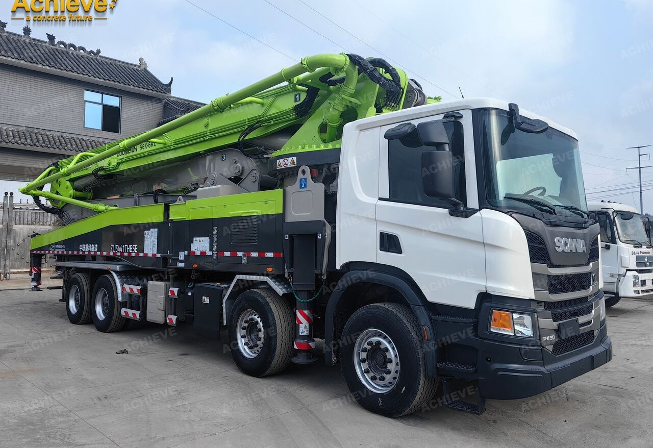 ZOOMLION ZOOMLION 2019 ZOOMLION 56X-6RZ 56M Scania P450 8x4【ACHIEVE】TOP CONDITION!!! - Betono siurblys: foto 1 ZOOMLION ZOOMLION 2019 ZOOMLION 56X-6RZ 56M Scania P450 8x4【ACHIEVE】TOP CONDITION!!! - Betono siurblys: foto 1