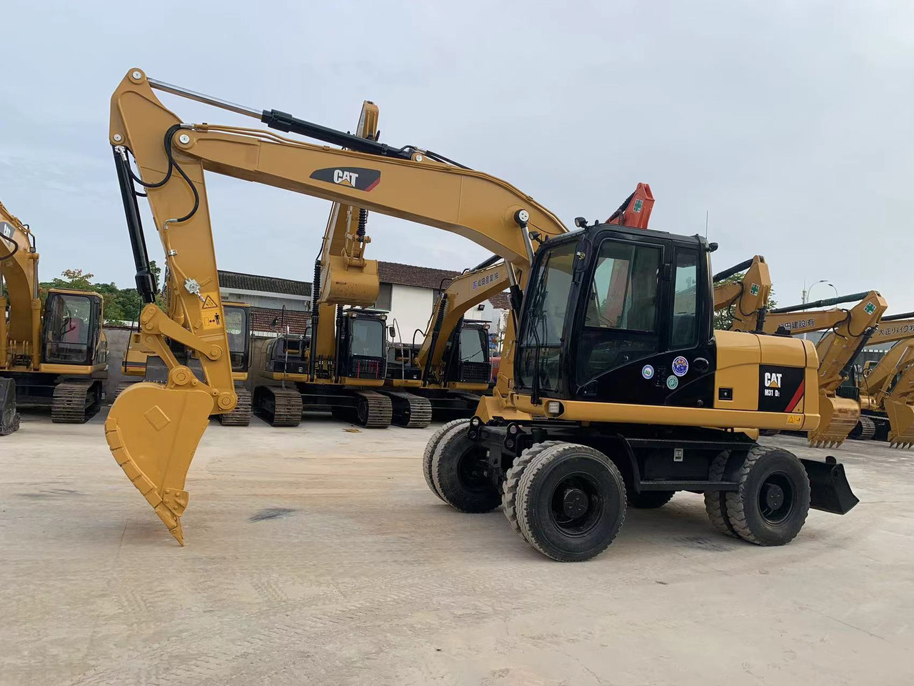 Caterpillar M315D Wheel Excavator Moving by Tires - Ratinis ekskavatorius: foto 2 Caterpillar M315D Wheel Excavator Moving by Tires - Ratinis ekskavatorius: foto 2