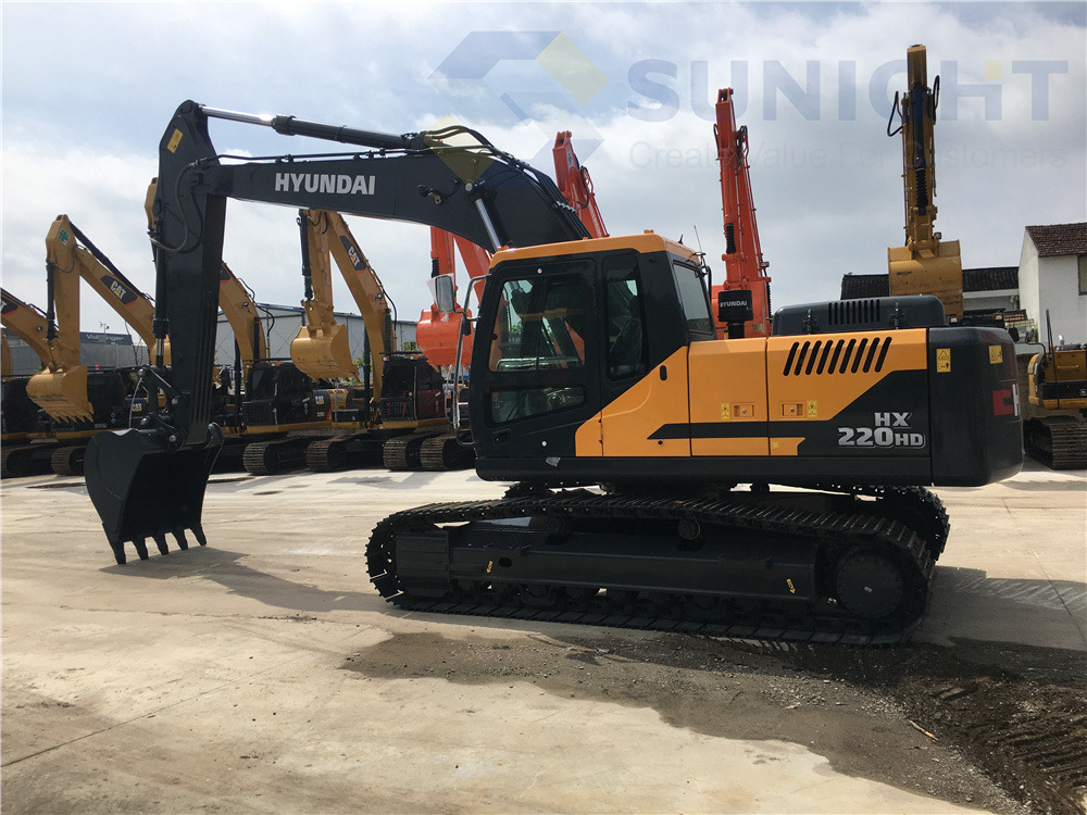 Hyundai New Excavator Hyundai HX220HD 22t Operating Weight 0.87-1.20m³ Bucket Capacity - Vikšrinis ekskavatorius: foto 1 Hyundai New Excavator Hyundai HX220HD 22t Operating Weight 0.87-1.20m³ Bucket Capacity - Vikšrinis ekskavatorius: foto 1