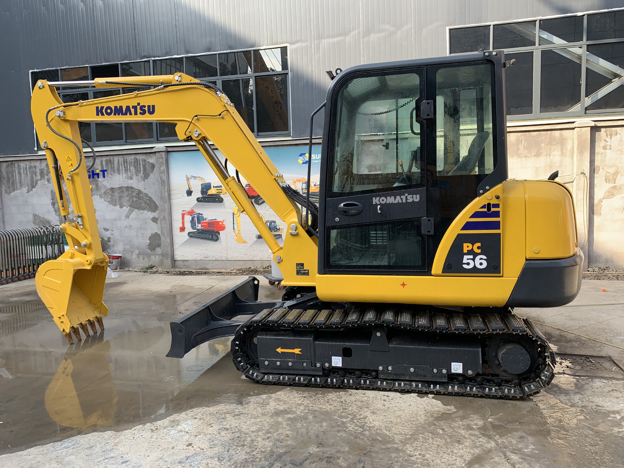 KOMATSU Mini Excavator Komatsu PC56, PC55, PC50 Gardening Excavator - Mini ekskavatorius: foto 1 KOMATSU Mini Excavator Komatsu PC56, PC55, PC50 Gardening Excavator - Mini ekskavatorius: foto 1