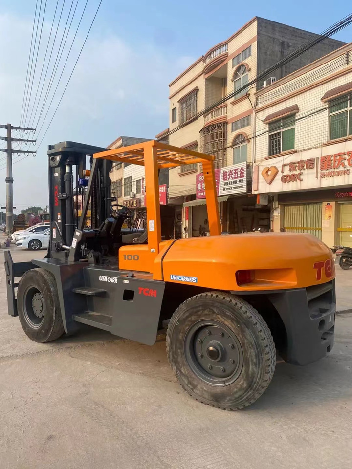 TCM FD100 Forklift Good Price Secondhand 10 ton Forklift Machine - Dyzelinis krautuvas: foto 5 TCM FD100 Forklift Good Price Secondhand 10 ton Forklift Machine - Dyzelinis krautuvas: foto 5