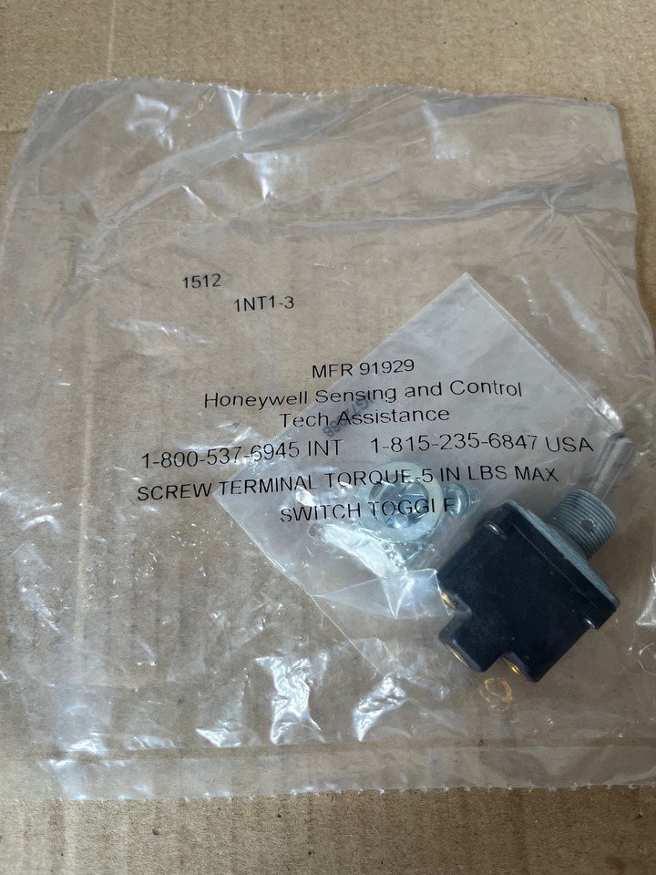 Honeywell switches 1NT1-3 1NT1-4 1NT1-6 1NT1-7 2NT1-3 2NT1-10 2TL1-6 - Atsarginės dalys - Statybinė technika: foto 3 Honeywell switches 1NT1-3 1NT1-4 1NT1-6 1NT1-7 2NT1-3 2NT1-10 2TL1-6 - Atsarginės dalys - Statybinė technika: foto 3