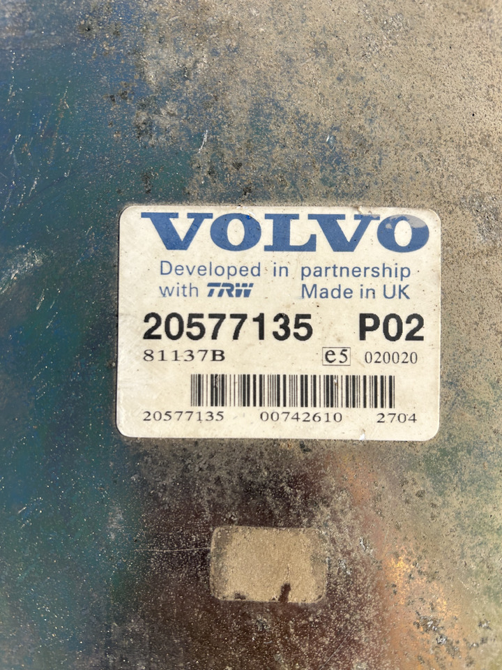 Volvo EW160B - Valdymo blokas - Ratinis ekskavatorius: foto 4 Volvo EW160B - Valdymo blokas - Ratinis ekskavatorius: foto 4