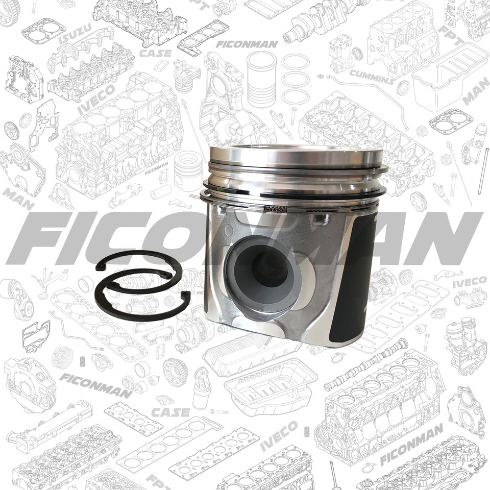 FPT CASE IVECOCursor9 PISTON ASSY,MAHLE 8097809 - Stūmokliai/ Žiedai/ Įvorės - Sunkvežimis: foto 1 FPT CASE IVECOCursor9 PISTON ASSY,MAHLE 8097809 - Stūmokliai/ Žiedai/ Įvorės - Sunkvežimis: foto 1