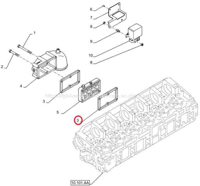 FPT IVECO CASE Cursor11 EURO 6 F3GFE613A B001 5801863562/5801690111 The heater mat 504375264 - Oro įsiurbimo sistema: foto 1 FPT IVECO CASE Cursor11 EURO 6 F3GFE613A B001 5801863562/5801690111 The heater mat 504375264 - Oro įsiurbimo sistema: foto 1