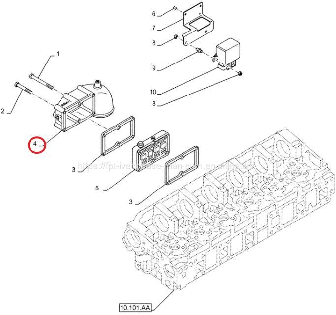 FPT IVECO CASE Cursor11 EURO 6 F3GFE613A B001 5801863562/5801690111 air inlet manifold 504074687 - Įsiurbimo kolektorius: foto 1 FPT IVECO CASE Cursor11 EURO 6 F3GFE613A B001 5801863562/5801690111 air inlet manifold 504074687 - Įsiurbimo kolektorius: foto 1