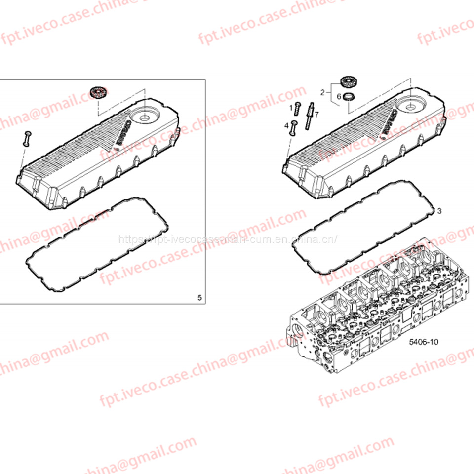 FPT IVECO CASE Cursor9Bus F2CFE612D*J231/F2CFE612A*J098 5802748674 HEAD COVER GASKET 5801886274 - Variklio tarpinė - Autobusas: foto 3 FPT IVECO CASE Cursor9Bus F2CFE612D*J231/F2CFE612A*J098 5802748674 HEAD COVER GASKET 5801886274 - Variklio tarpinė - Autobusas: foto 3