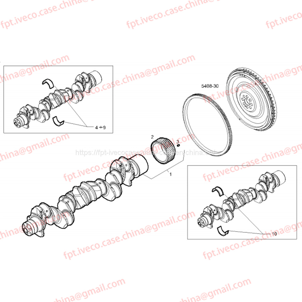 FPT IVECO CASE Cursor9Bus F2CFE612D*J231/F2CFE612A*J098 MAIN BEARING SET 2996584/2996585 - Variklio guolis - Autobusas: foto 1 FPT IVECO CASE Cursor9Bus F2CFE612D*J231/F2CFE612A*J098 MAIN BEARING SET 2996584/2996585 - Variklio guolis - Autobusas: foto 1