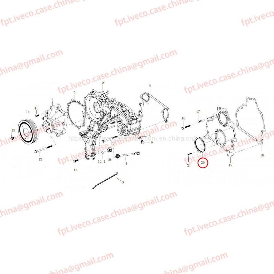 MAN D2066 Crankshaft front oil seal 01510-6008 - Alkūninis velenas - Sunkvežimis: foto 1 MAN D2066 Crankshaft front oil seal 01510-6008 - Alkūninis velenas - Sunkvežimis: foto 1