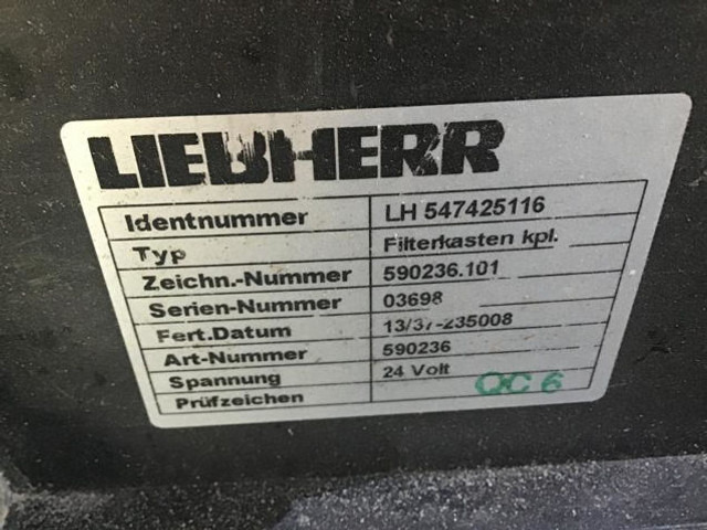 Oro filtras Liebherr Air Filter: foto 8