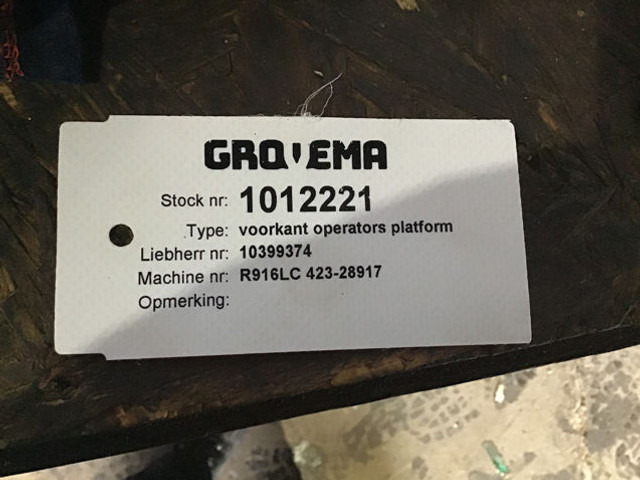 Liebherr Cover Rotating Deck - Bamperis: foto 3 Liebherr Cover Rotating Deck - Bamperis: foto 3