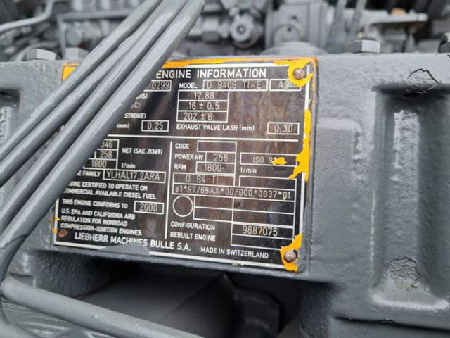 Variklis Liebherr D9406TI-E: foto 6