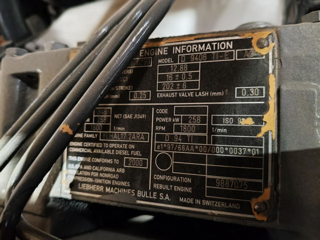 Variklis Liebherr D9406TI-E: foto 8