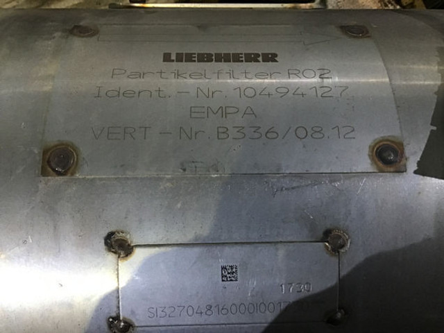 Liebherr Exhaust - Duslintuvas: foto 1 Liebherr Exhaust - Duslintuvas: foto 1
