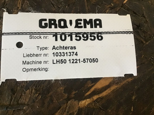 Liebherr - Galinė ašis: foto 1 Liebherr - Galinė ašis: foto 1