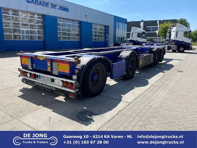 Broshuis 2Connect 2AKCC / 4 Axles / 3x Steering Axle / 2x Lift Axle - Konteineris-vežimus/ Sukeisti kūną puspriekabė: foto 1 Broshuis 2Connect 2AKCC / 4 Axles / 3x Steering Axle / 2x Lift Axle - Konteineris-vežimus/ Sukeisti kūną puspriekabė: foto 1
