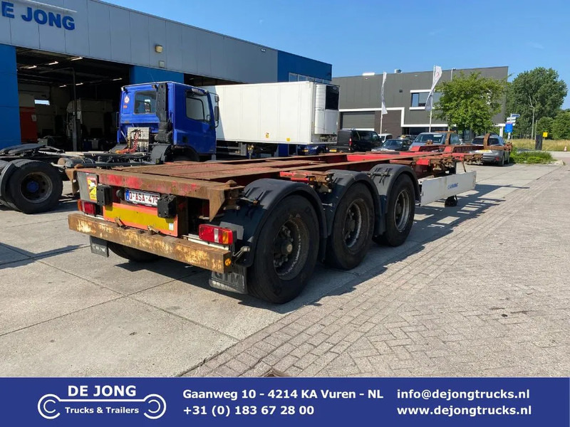 Krone SD 27 / container chassis / BPW + Disc / 1x Lift Axle - Konteineris-vežimus/ Sukeisti kūną puspriekabė: foto 1 Krone SD 27 / container chassis / BPW + Disc / 1x Lift Axle - Konteineris-vežimus/ Sukeisti kūną puspriekabė: foto 1