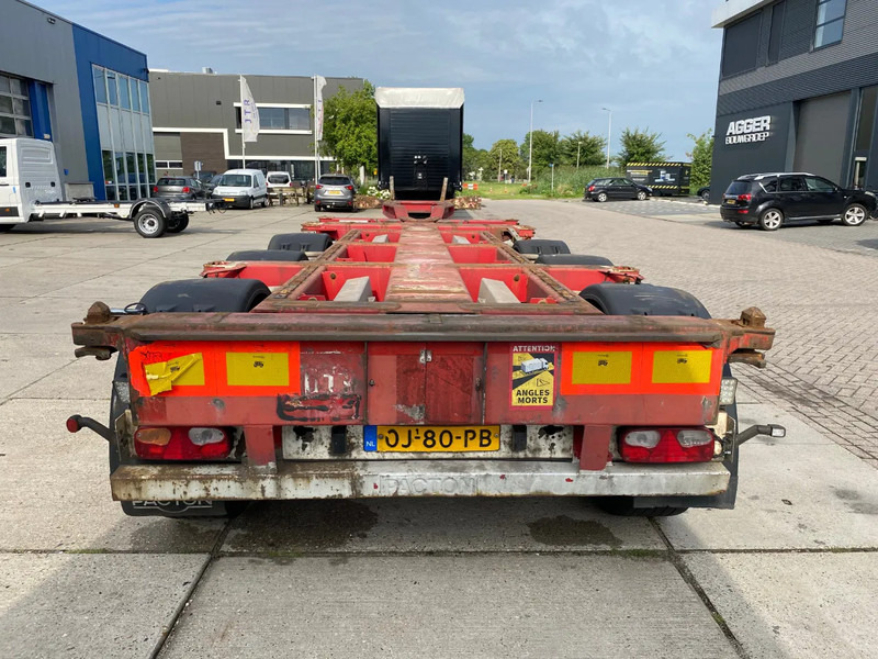 Pacton T3-010 Multi / 3x Extendable / 1x Lift Axle - Konteineris-vežimus/ Sukeisti kūną puspriekabė: foto 2 Pacton T3-010 Multi / 3x Extendable / 1x Lift Axle - Konteineris-vežimus/ Sukeisti kūną puspriekabė: foto 2