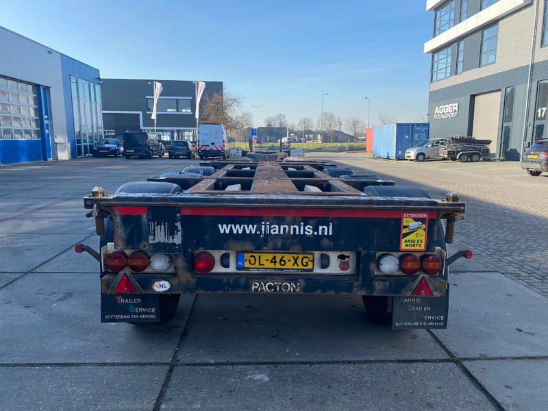 Pacton TXC 343 Multi / 3x Extendable / 1x Lift Axle - Konteineris-vežimus/ Sukeisti kūną puspriekabė: foto 2 Pacton TXC 343 Multi / 3x Extendable / 1x Lift Axle - Konteineris-vežimus/ Sukeisti kūną puspriekabė: foto 2