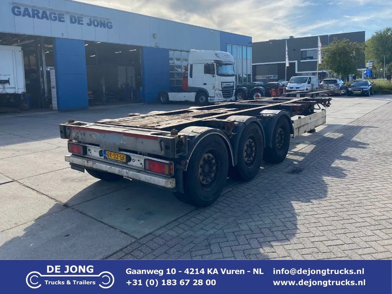 Schmitz Cargobull SCF 24 Chassis / SAF + Disc / 2x Extendable / Lift Axle - Konteineris-vežimus/ Sukeisti kūną puspriekabė: foto 1 Schmitz Cargobull SCF 24 Chassis / SAF + Disc / 2x Extendable / Lift Axle - Konteineris-vežimus/ Sukeisti kūną puspriekabė: foto 1