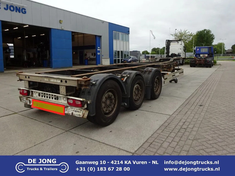 Schmitz Cargobull SCF 27 / SAF + Disc / 1x Extendable / 1x Lift Axle - Konteineris-vežimus/ Sukeisti kūną puspriekabė: foto 1 Schmitz Cargobull SCF 27 / SAF + Disc / 1x Extendable / 1x Lift Axle - Konteineris-vežimus/ Sukeisti kūną puspriekabė: foto 1
