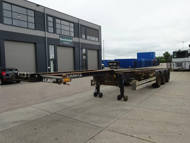 Schmitz Cargobull SCF 27 / SAF + Disc / 1x Extendable / 1x Lift Axle - Konteineris-vežimus/ Sukeisti kūną puspriekabė: foto 4 Schmitz Cargobull SCF 27 / SAF + Disc / 1x Extendable / 1x Lift Axle - Konteineris-vežimus/ Sukeisti kūną puspriekabė: foto 4