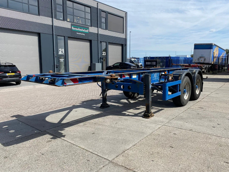 TURBO'S HOET 20 FT Container Chassis / APK t/m 3-2026 / BPW + Drum - Konteineris-vežimus/ Sukeisti kūną puspriekabė: foto 4 TURBO'S HOET 20 FT Container Chassis / APK t/m 3-2026 / BPW + Drum - Konteineris-vežimus/ Sukeisti kūną puspriekabė: foto 4