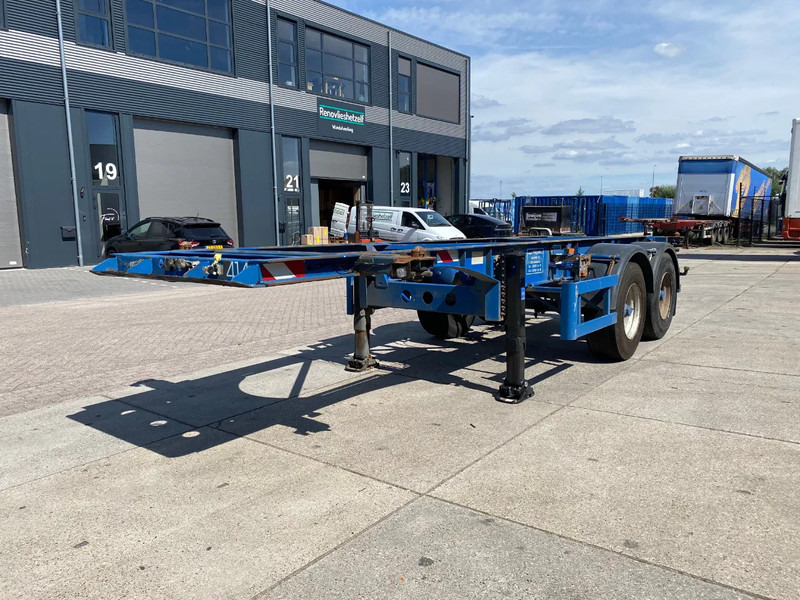 TURBO'S HOET 20 FT Container Chassis / APK t/m 3-2026 / BPW + Drum - Konteineris-vežimus/ Sukeisti kūną puspriekabė: foto 4 TURBO'S HOET 20 FT Container Chassis / APK t/m 3-2026 / BPW + Drum - Konteineris-vežimus/ Sukeisti kūną puspriekabė: foto 4