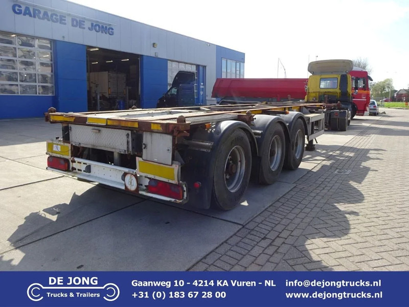Van Hool Tank Chassis 20 + 30 FT / ADR / BPW + Drum - Konteineris-vežimus/ Sukeisti kūną puspriekabė: foto 1 Van Hool Tank Chassis 20 + 30 FT / ADR / BPW + Drum - Konteineris-vežimus/ Sukeisti kūną puspriekabė: foto 1
