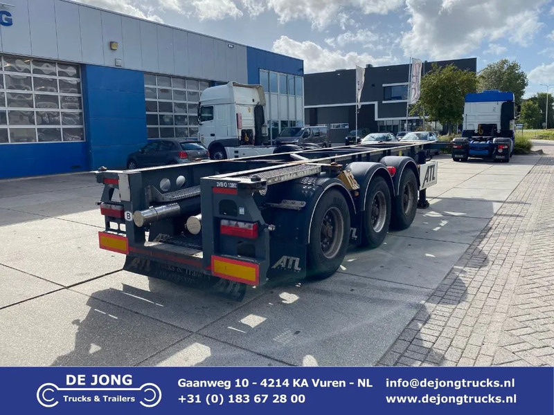 Van Hool Tank chassis / ADR / BPW + DISC / 20-30 FT - Konteineris-vežimus/ Sukeisti kūną puspriekabė: foto 1 Van Hool Tank chassis / ADR / BPW + DISC / 20-30 FT - Konteineris-vežimus/ Sukeisti kūną puspriekabė: foto 1