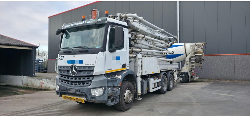 Mercedes-Benz Arocs 2836 Sermac 36m - Betono siurblys: foto 1 Mercedes-Benz Arocs 2836 Sermac 36m - Betono siurblys: foto 1