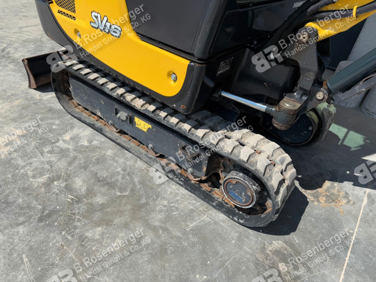 Mini ekskavatorius Yanmar SV16 Minibagger / nur 786h / BJ2017: foto 9