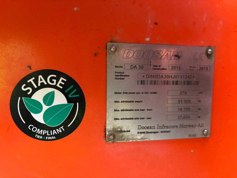 Doosan DA 30 - Šarnyrinis savivartis: foto 5 Doosan DA 30 - Šarnyrinis savivartis: foto 5