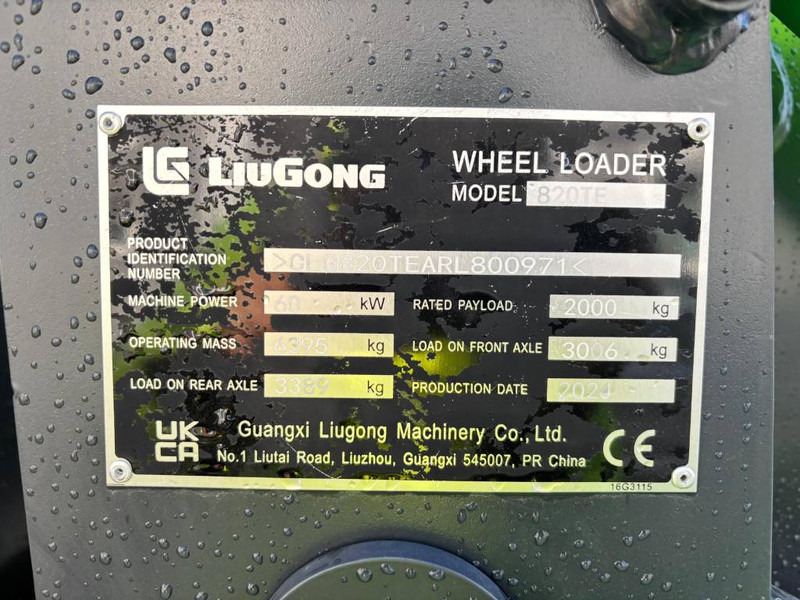 LIUGONG 820 TE Electric - Ratinis krautuvas: foto 5 LIUGONG 820 TE Electric - Ratinis krautuvas: foto 5