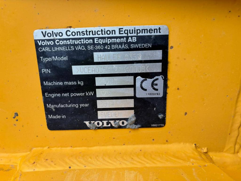 Volvo A 35 G - Šarnyrinis savivartis: foto 5 Volvo A 35 G - Šarnyrinis savivartis: foto 5