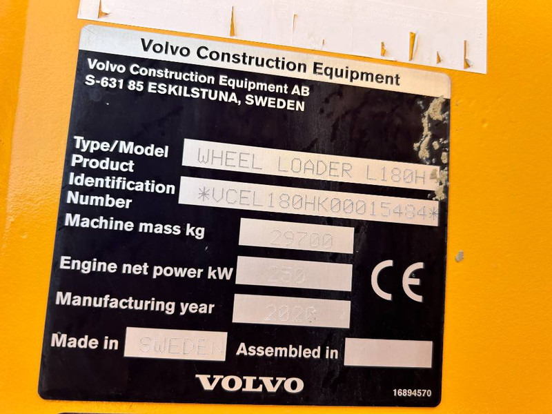 Volvo L 180 H - Ratinis krautuvas: foto 5 Volvo L 180 H - Ratinis krautuvas: foto 5