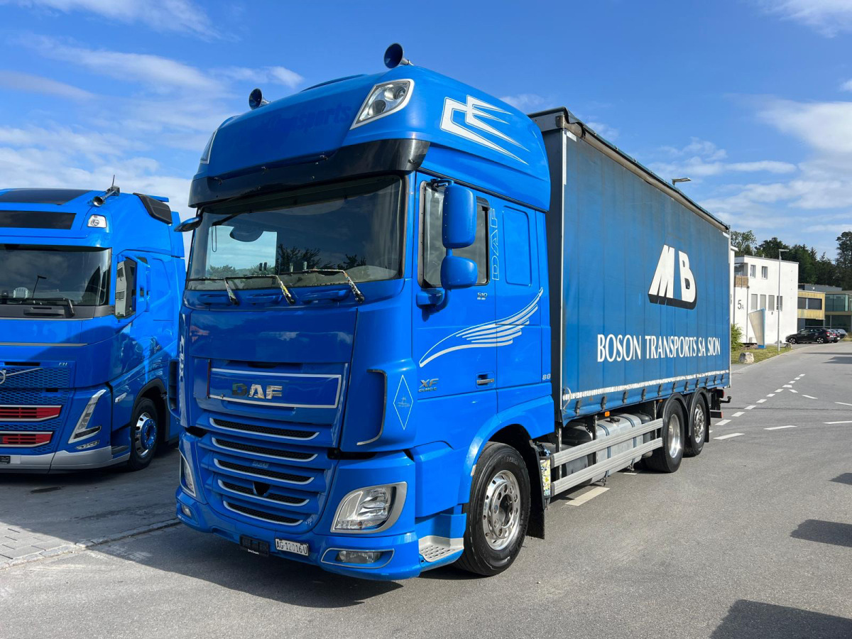 DAF XF510 6x2 - Tentinis sunkvežimis: foto 1 DAF XF510 6x2 - Tentinis sunkvežimis: foto 1