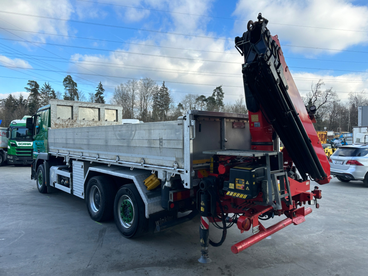 Savivartis sunkvežimis, Sunkvežimis su kranu MERCEDES 2551 V8 6x2 Fassi 185-5 Bj.2020: foto 8