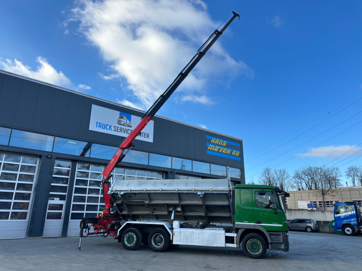Savivartis sunkvežimis, Sunkvežimis su kranu MERCEDES 2551 V8 6x2 Fassi 185-5 Bj.2020: foto 19