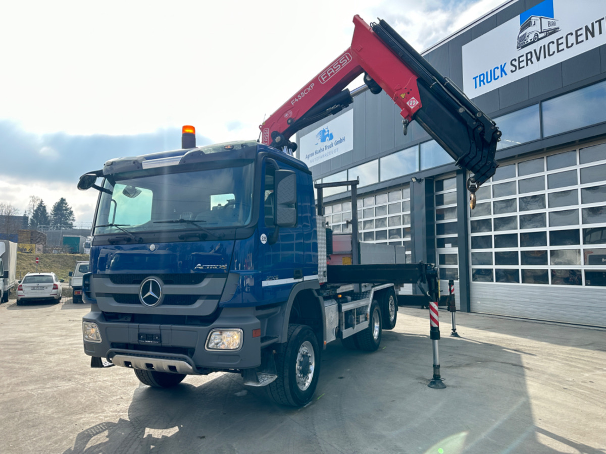 MERCEDES Actros 2648 6x4/4 Fassi455 SZM/Pritsche - Sunkvežimis su kranu: foto 2 MERCEDES Actros 2648 6x4/4 Fassi455 SZM/Pritsche - Sunkvežimis su kranu: foto 2