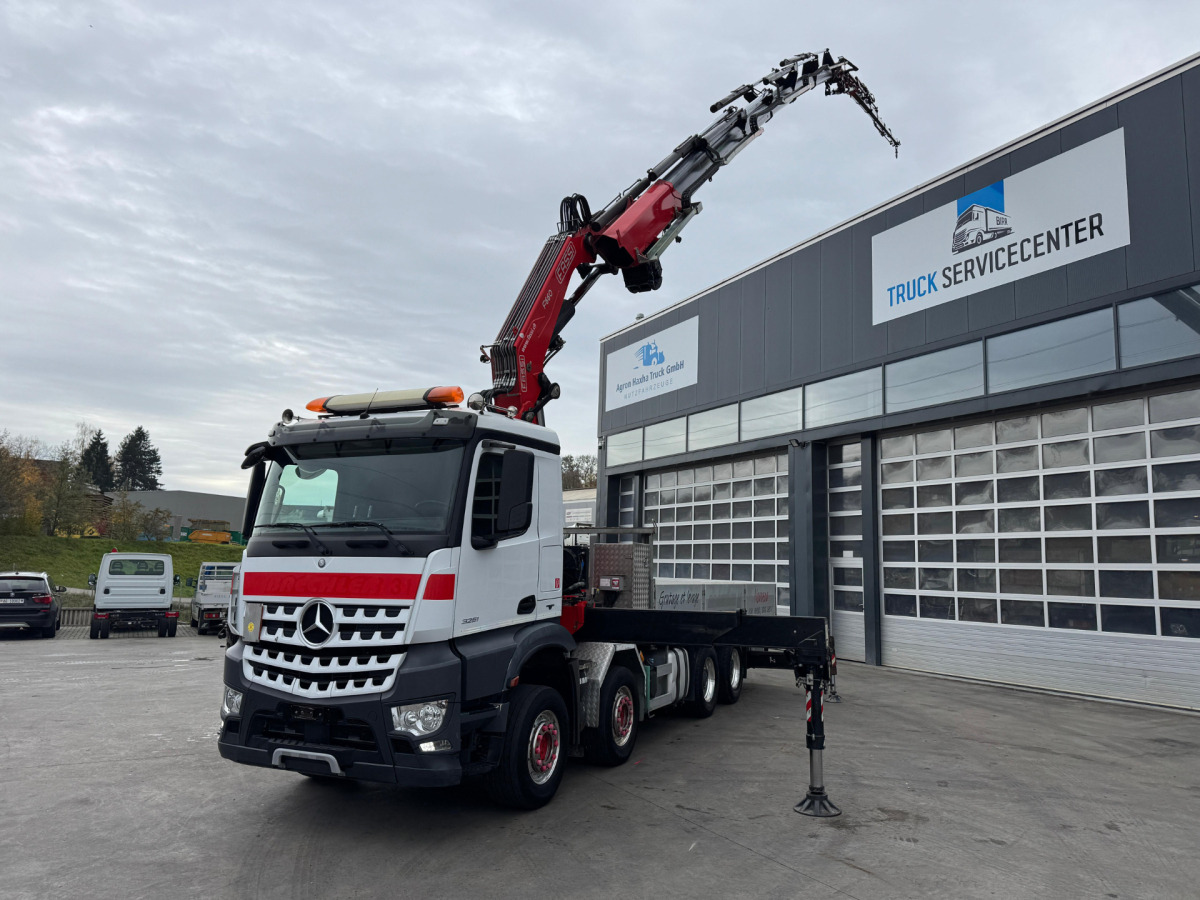 MERCEDES Arocs 3251 8x4 Fassi 660 6-6 - Sunkvežimis su kranu: foto 1 MERCEDES Arocs 3251 8x4 Fassi 660 6-6 - Sunkvežimis su kranu: foto 1