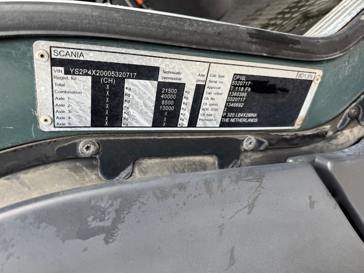 Nuožulnaus pakėlimo ant platformos sunkvežimis SCANIA P320 4x2 Trösch: foto 16