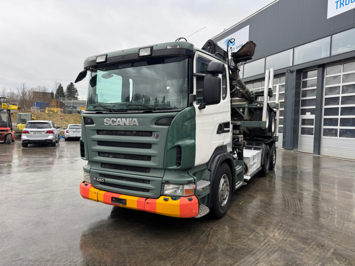SCANIA R480 6x2 Loglift F265 mit Dolly - Miškovežis: foto 1 SCANIA R480 6x2 Loglift F265 mit Dolly - Miškovežis: foto 1